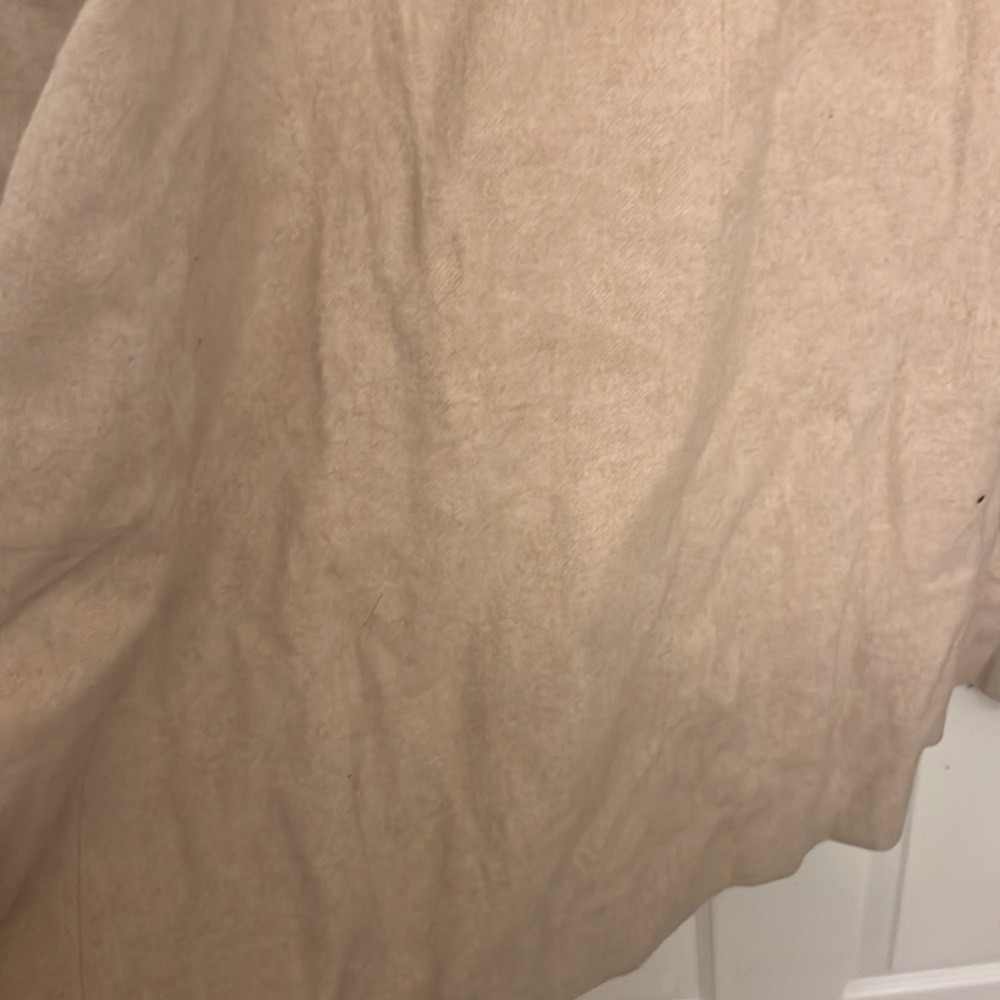 Lavantino tan wool  long trench coat - Picture 7 of 9